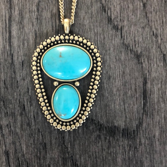 Lucky Brand Jewelry - 💝HP6/22💝Lucky Brand Woman’s turquoise necklace